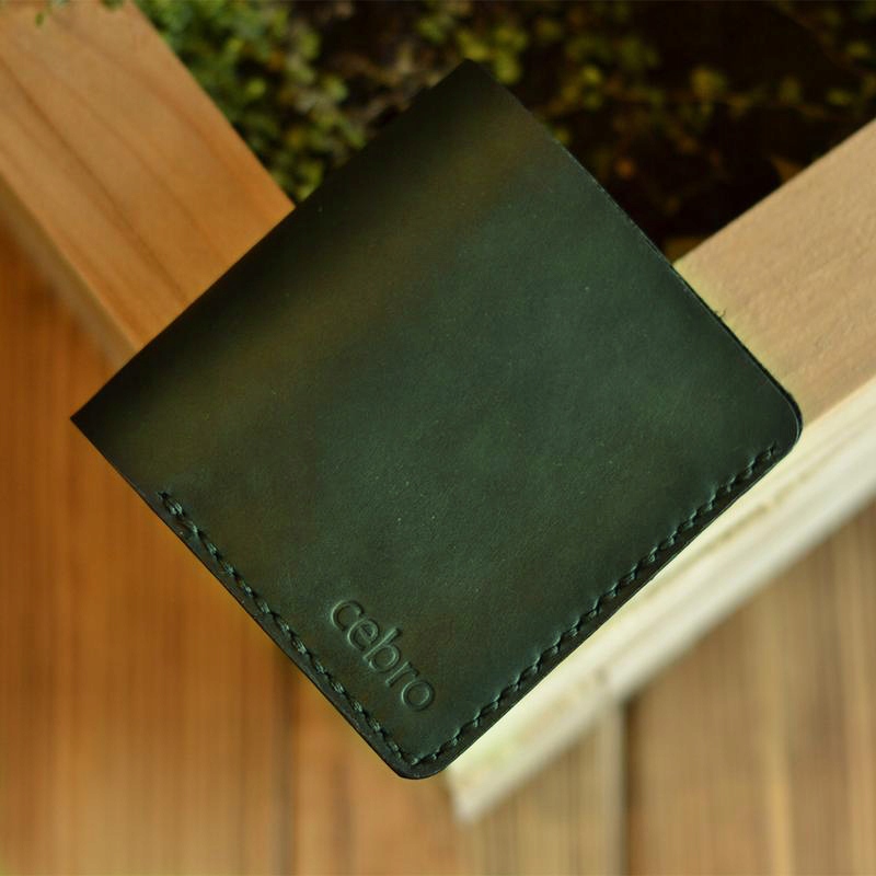 Peněženka tenká pánská kožená handmade peněženka
