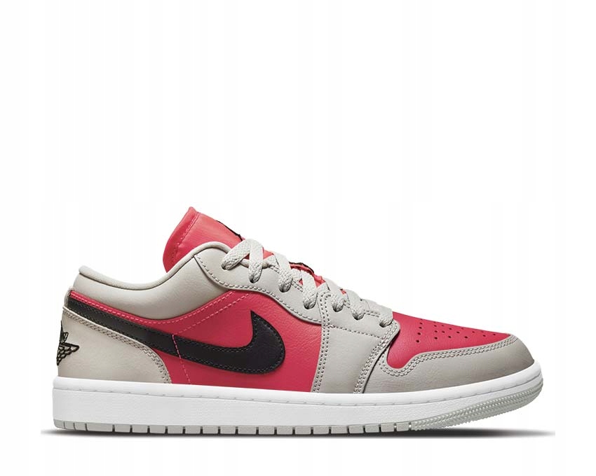 Dámské šedo/červené boty Nike Air Jordan 1 Low DC0774-060 vel. 38