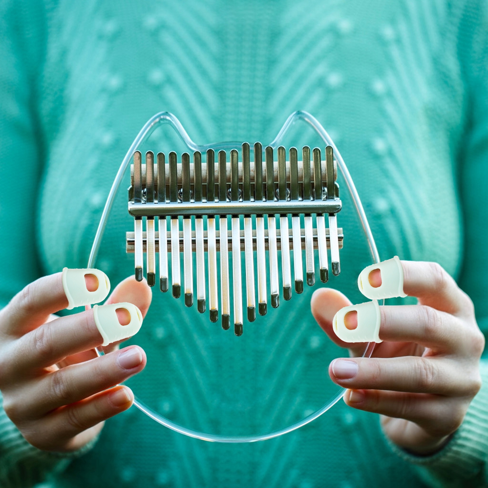 SILIKONOWE OSŁONY NA PALCE KALIMBA PROTECTOR Kciuk Marka bez marki