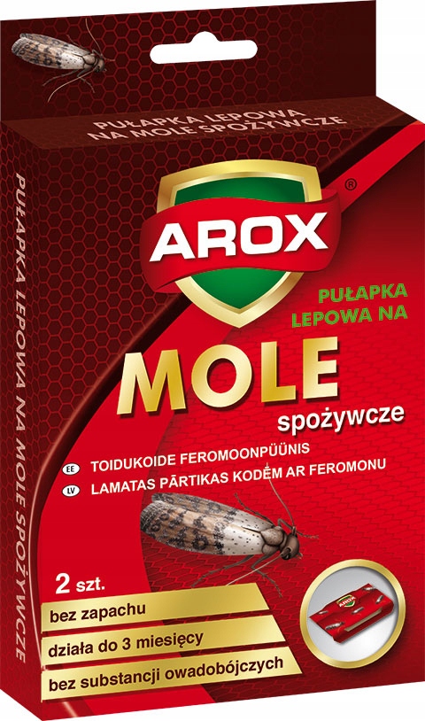 

Pułapka Na Mole Spożywcze Skuteczny lep Arox 2 szt