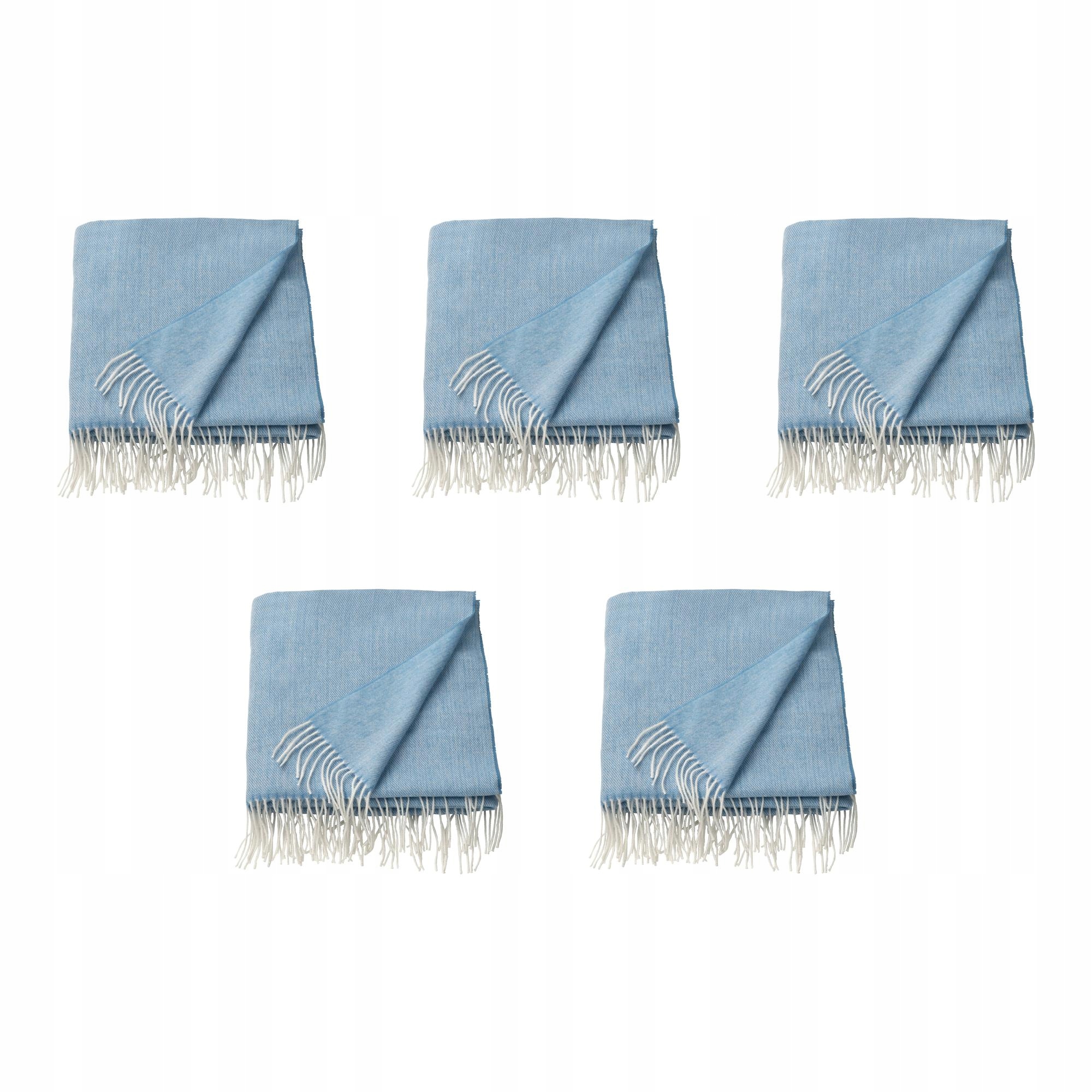 5 ks Holmvi Pled modrý 120 x 160 cm