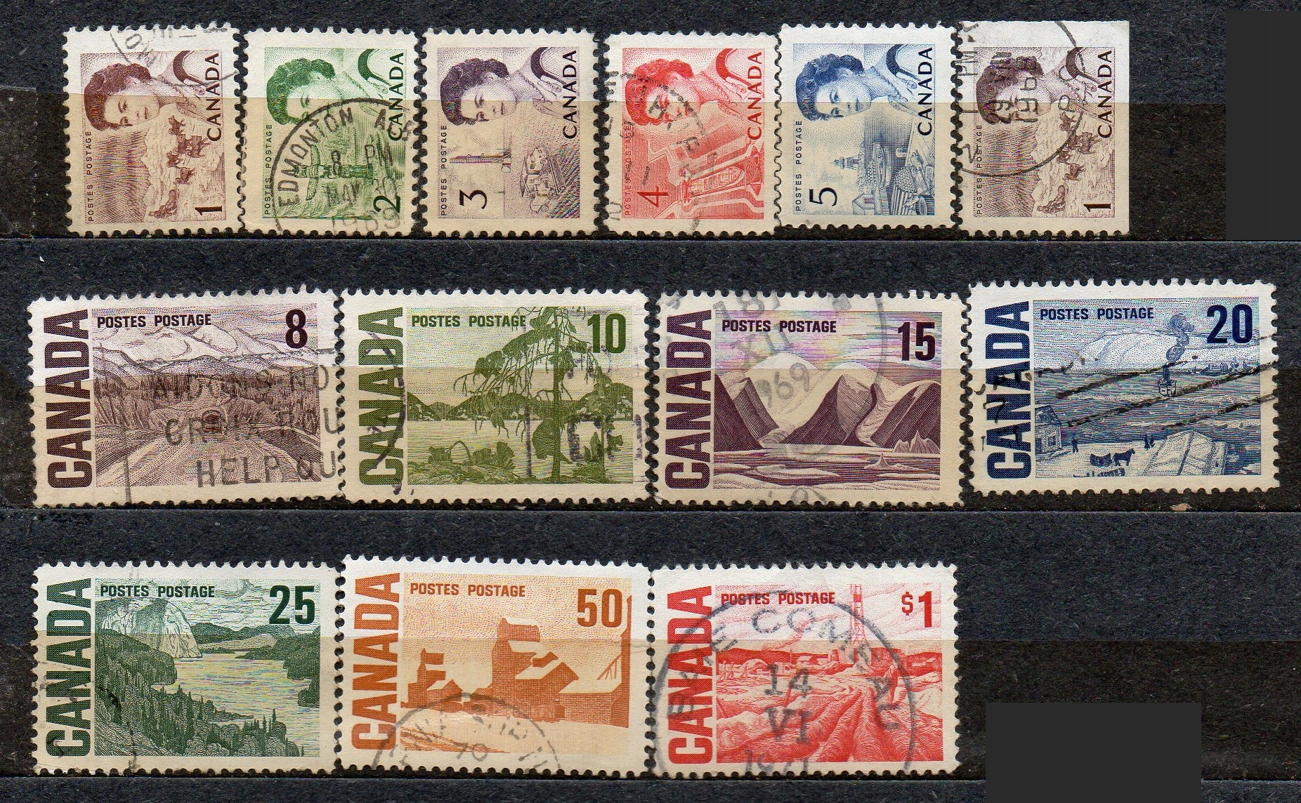 Kanada - 1967 Mi 398-409