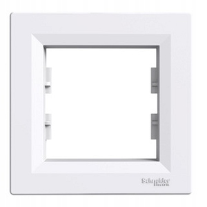 Schneider ASFORA Ramka 1-krotna biała