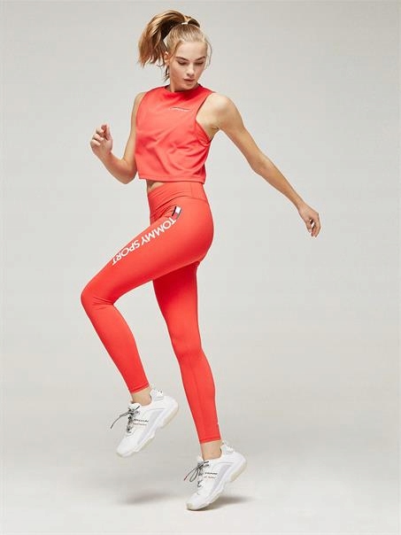 HIT! Nowa modna koszulka Crop top TOMMY SPORT r.XL Rozmiar XL