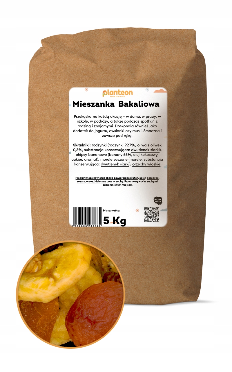 Směs Sušeného Ovoce A Ořechů 5 kg