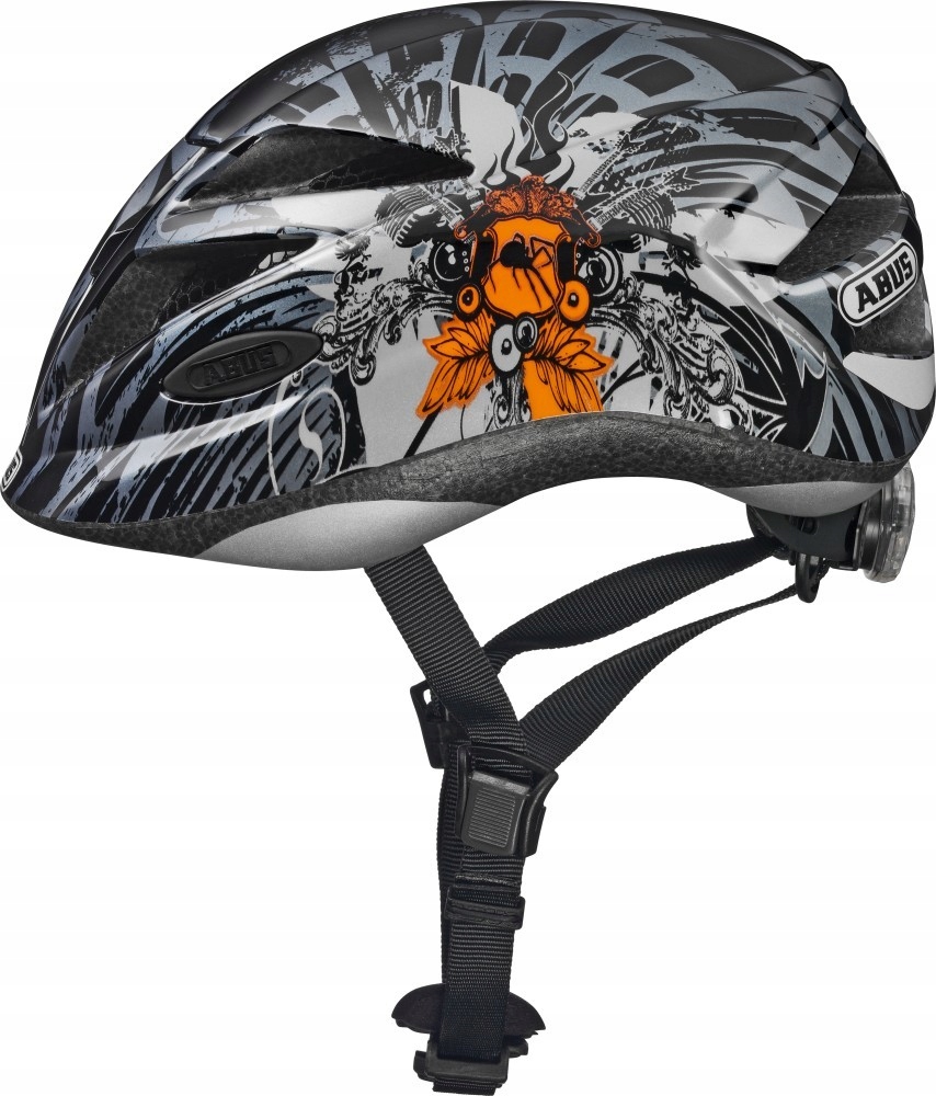 Kask rowerowy Abus Hubble 45-50 cm sound orange Pomarańczowy dziecięcy