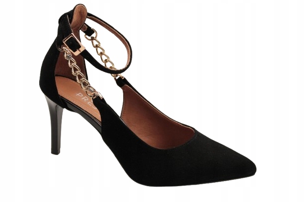 Boty Prestige 2221 40 Černé Semiš