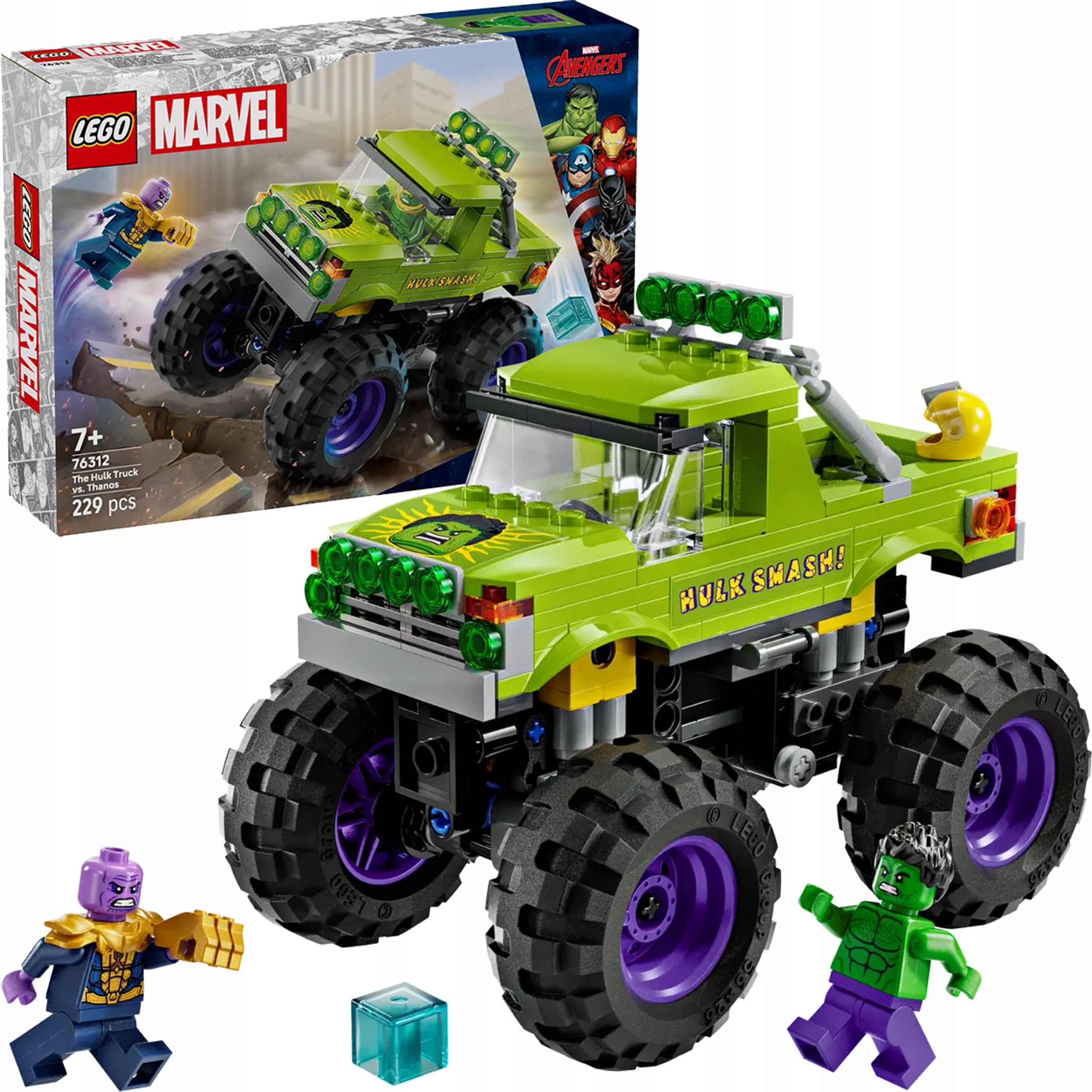 Lego Heroes Monster Truck Hulka vs. Thanos 76312