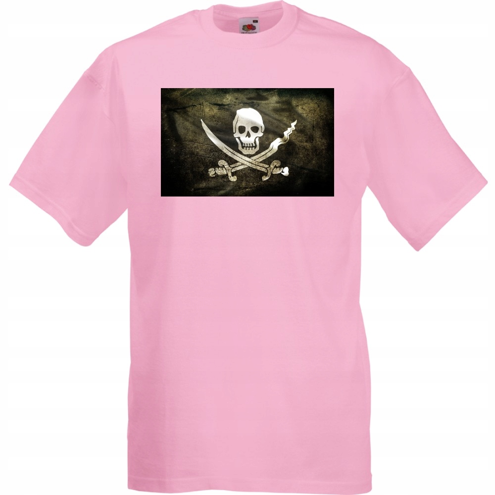 

Koszulka z nadrukiem flaga piracka Jolly Roger S