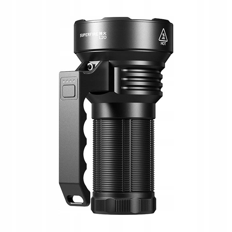 Akumulatorowa Latarka Superfire L20 Mocna Taktyczna 5000lm 60 W Usb-c Led