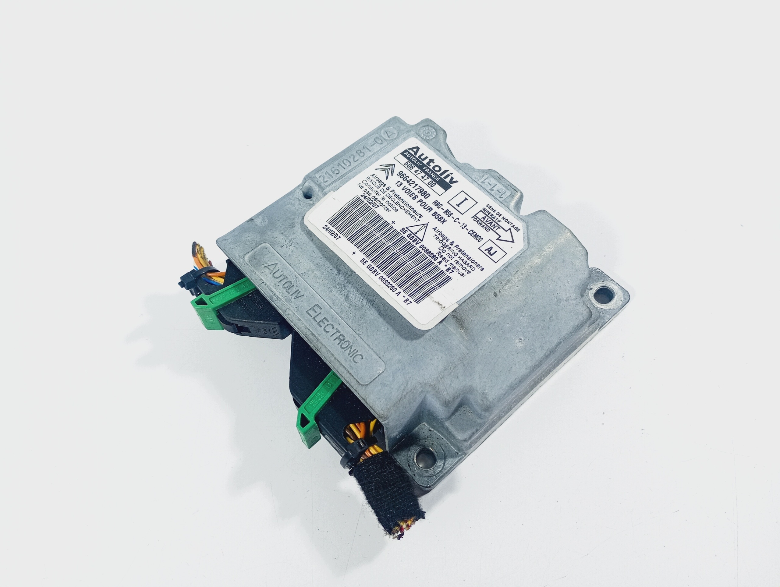 modulo SENSOR dell’airbag airbag Citroen C4 PICASSO 1 e 06-13 9664217980