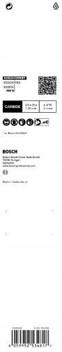 Brzeszczoty do pił szablastych 225 mm 3 szt. BOSCH Marka Bosch