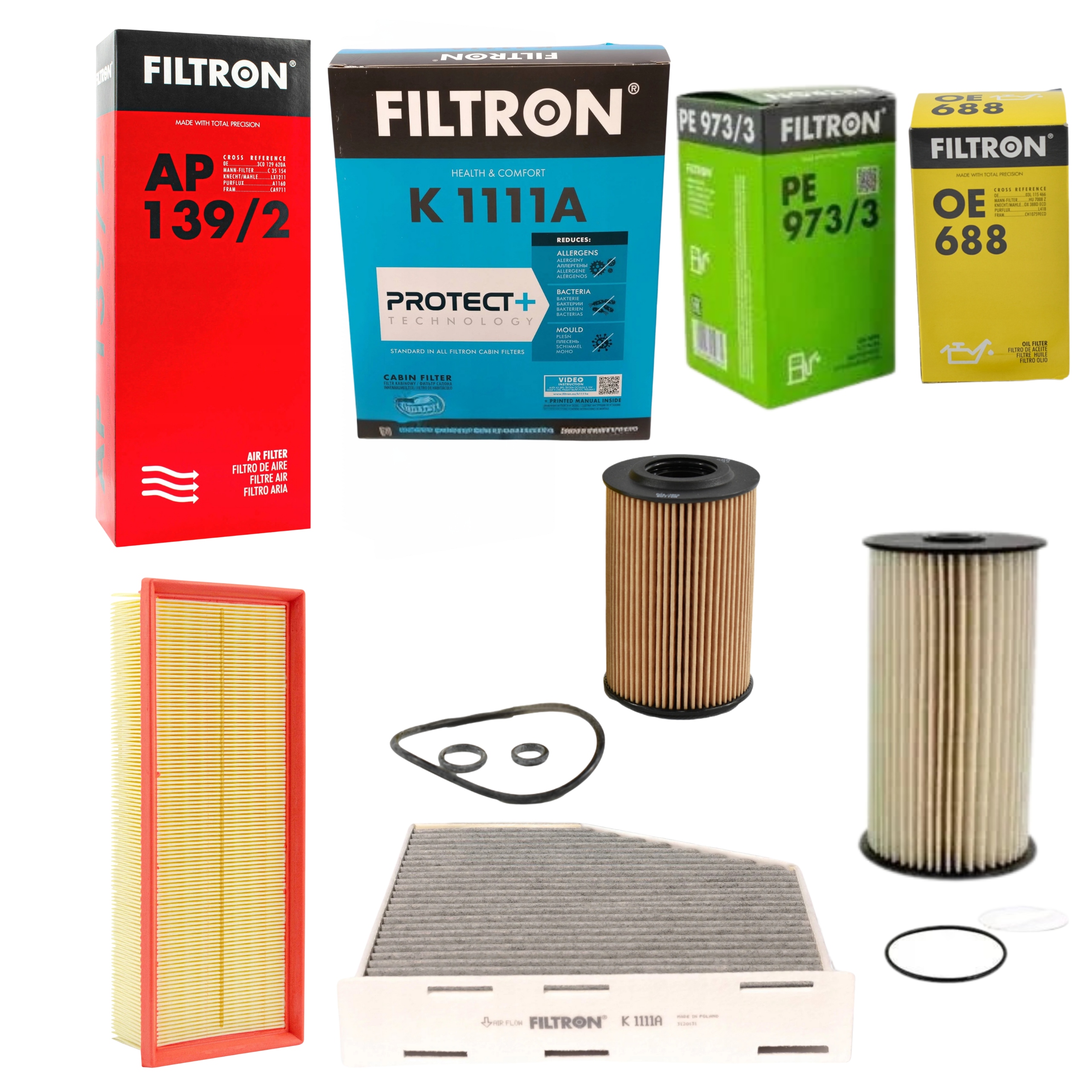 Sada Filtrů Filtron Vw Golf VI Jetta IV 1.6TDI