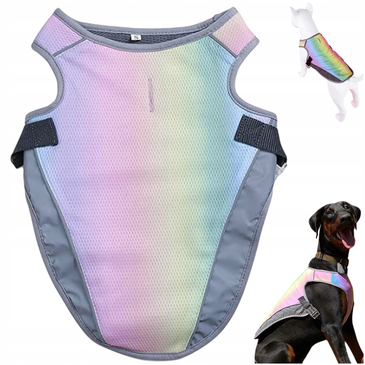 Levně Chladicí Vesta Pro Psa XXL Na Léto Becool Blokuje Sluneční Světlo