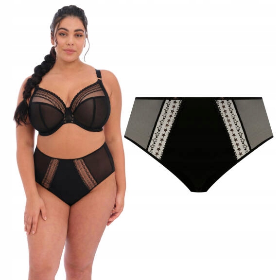 Elomi Matilda Full Brief Black Star kalhotky M 12