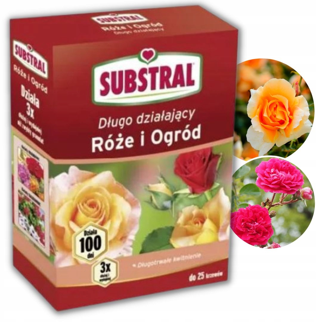 

Nawóz Róże I Ogród Substral Działa 100 dni 1 kg