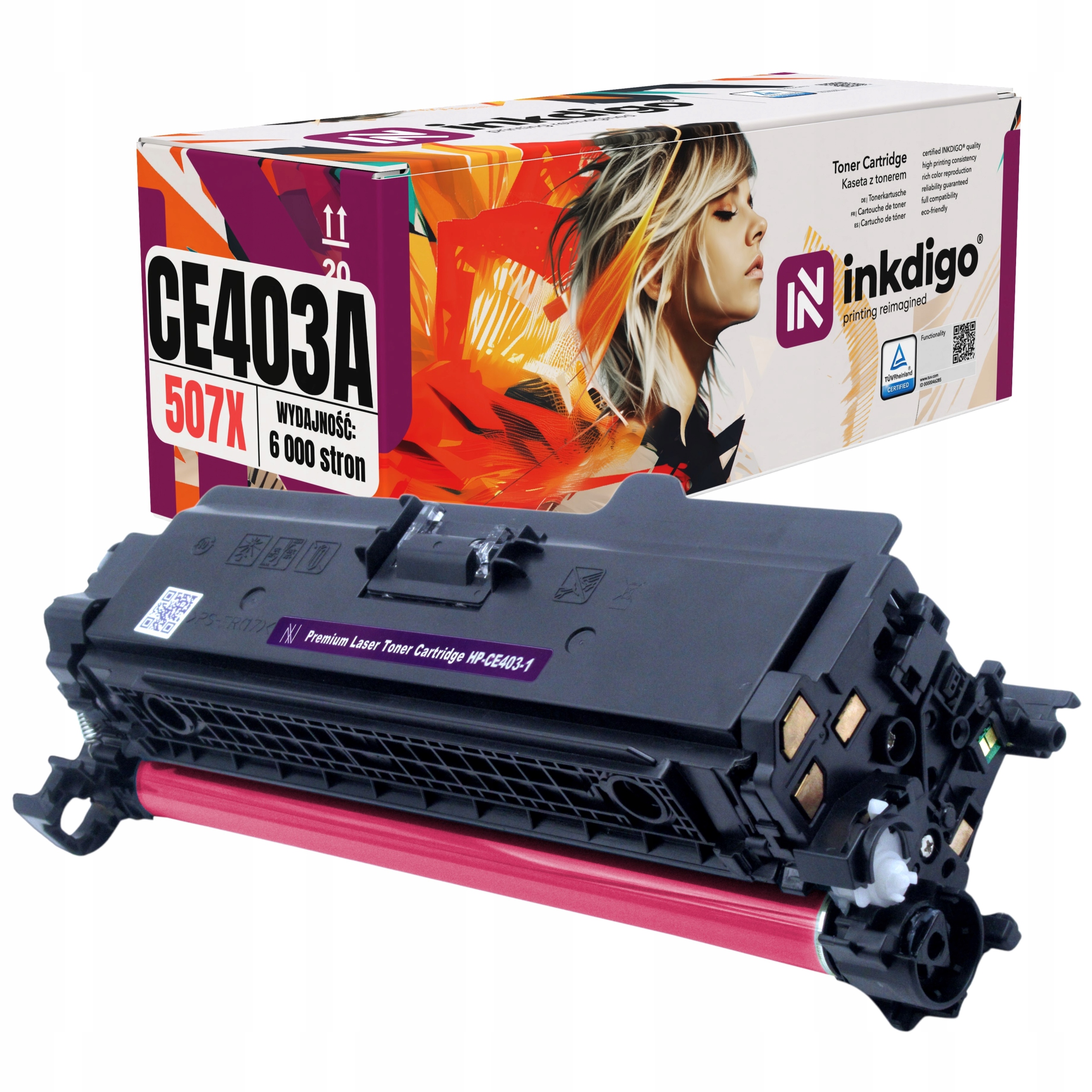 Toner pro Hp 507X CE403A Laserjet M551 M570 M575