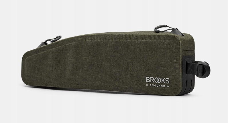 Torba na ramę Brooks Scape Long Top Tube, Mud Green, Pojemność 1,5L Dw