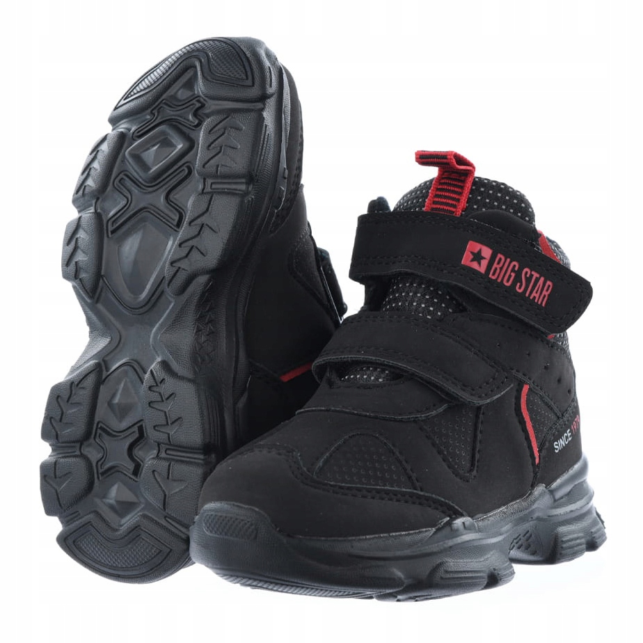Buty DZIECIĘCE BIG STAR na rzepy wysokie przejściowe zimowe II374097 22 Rozmiar 22