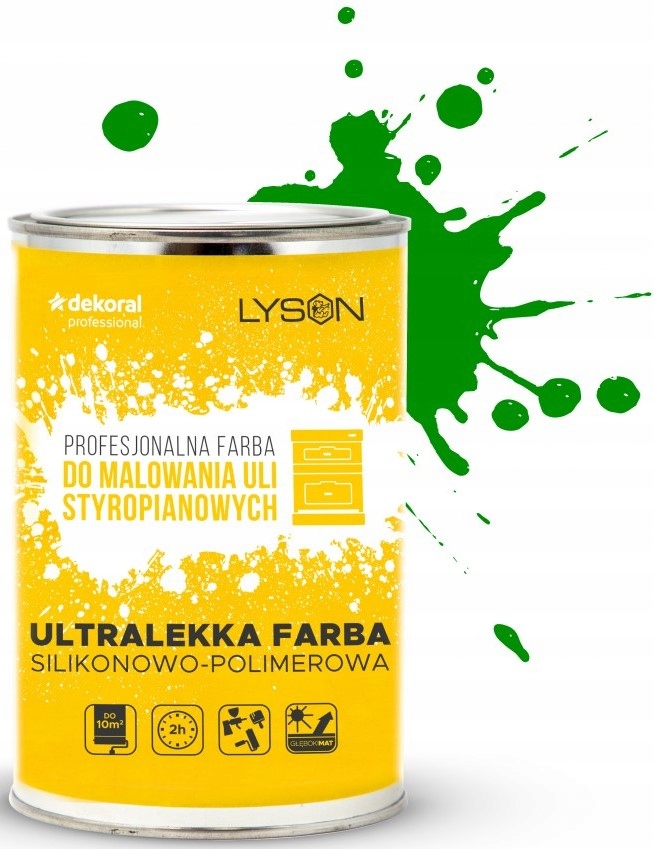 

Farba do uli styropianowych Zielona 1L