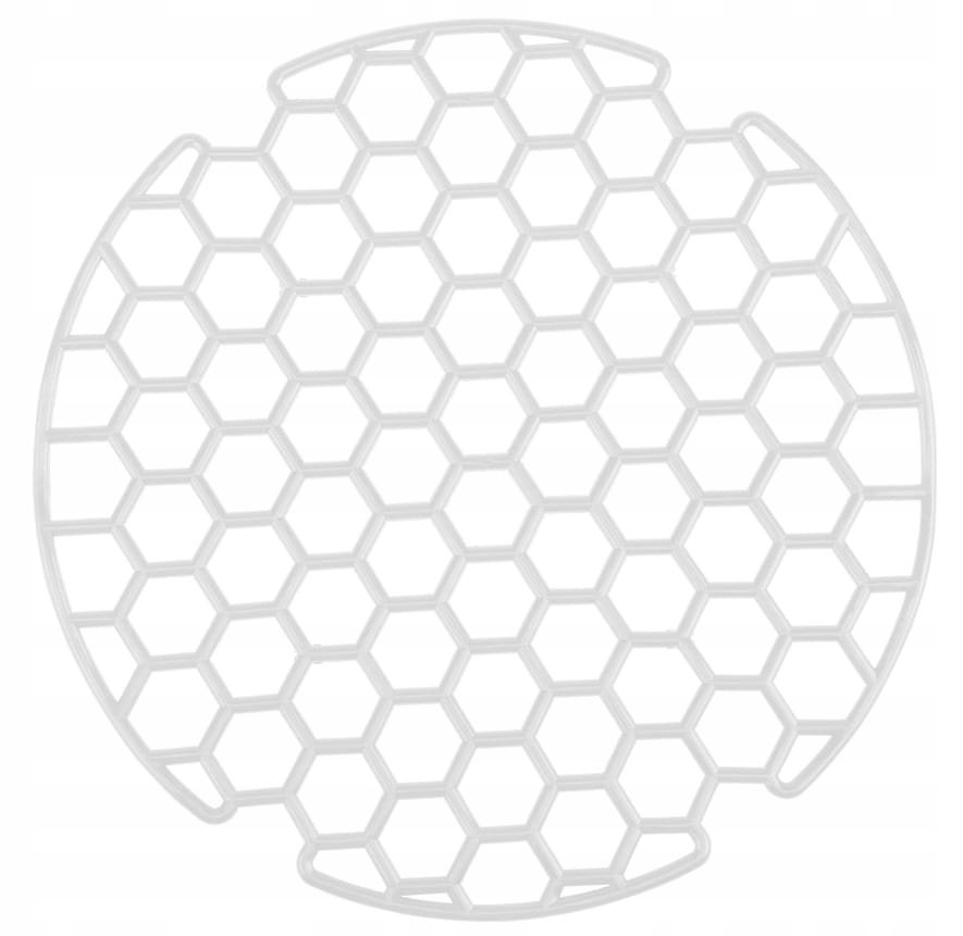 Mata kratka do zlewu miękka okrągła kremowa