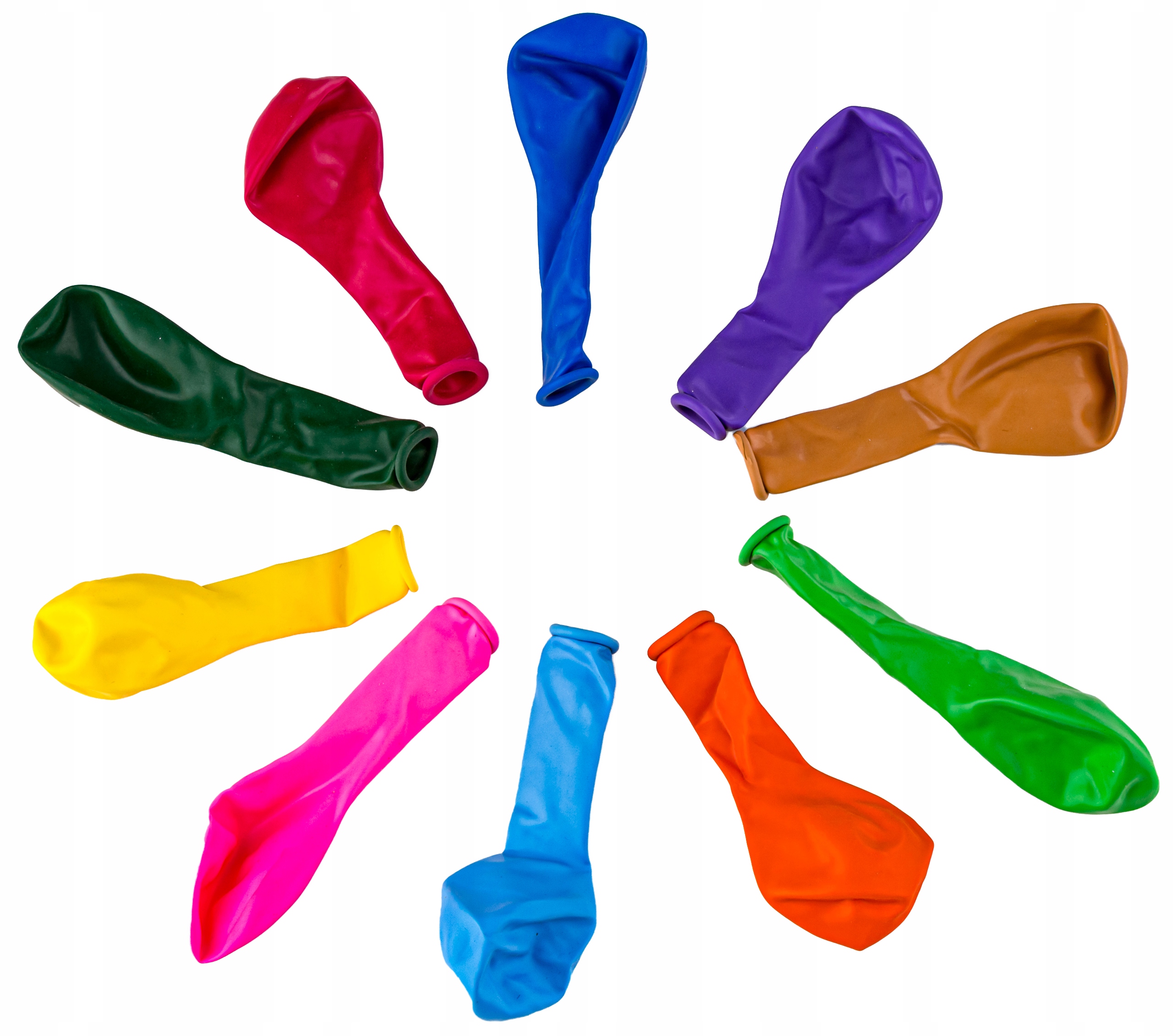 ZESTAW 100 SZT BALONÓW DO WYRZUTNIA AERODYNAMICZNA BALONIKI BALONY ZAPAS Marka ChRLD