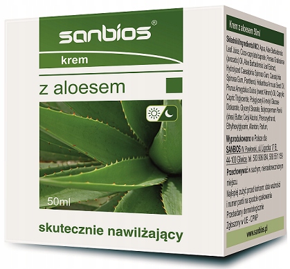 

Krem Z Aloesem nawilżający Sanbios