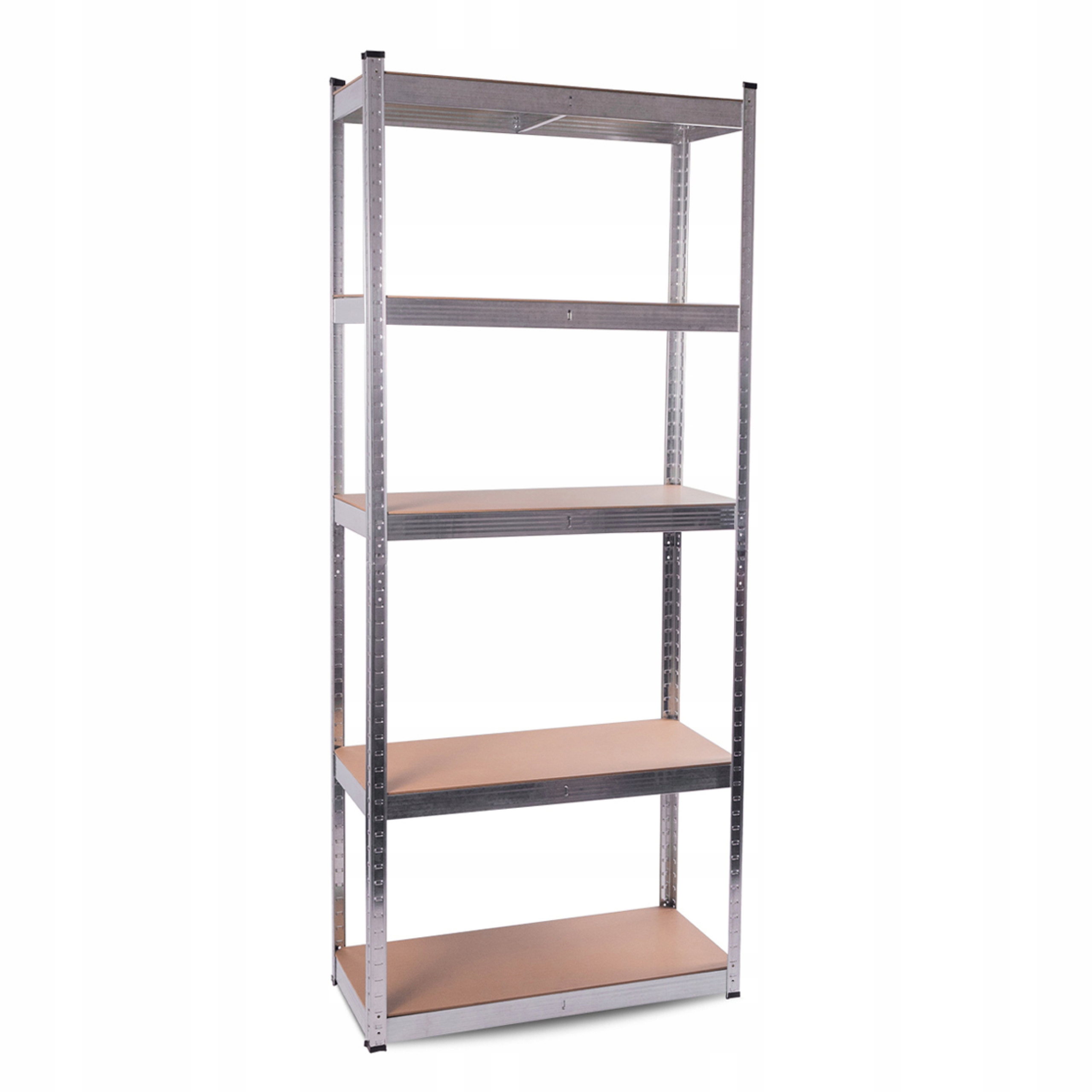 Kovový garážový skladový regál 5 polic 172x75x30 cm 375 kg do sklepa
