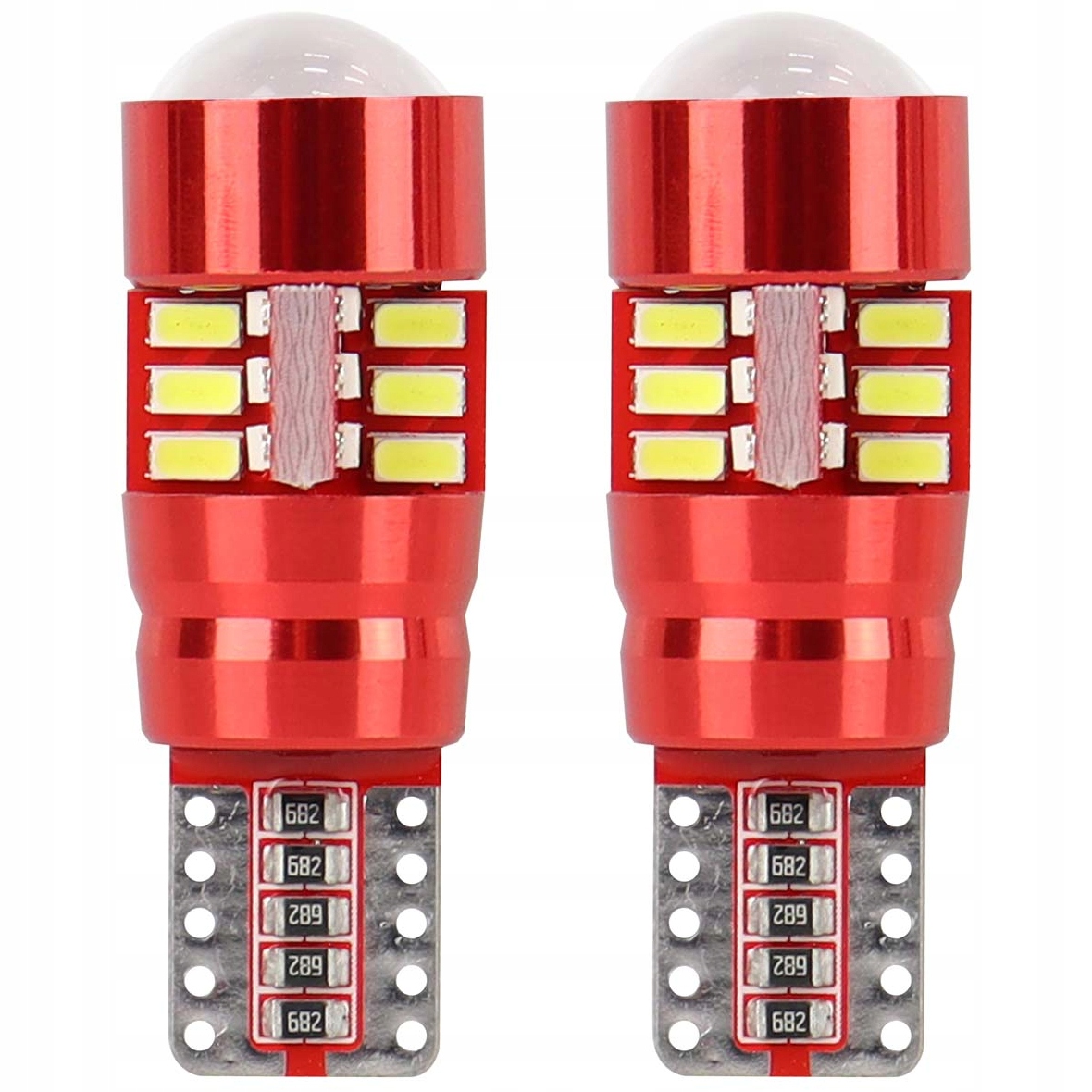 

Żarówki Canbus 27 x Led T10e W5W światła postojowe