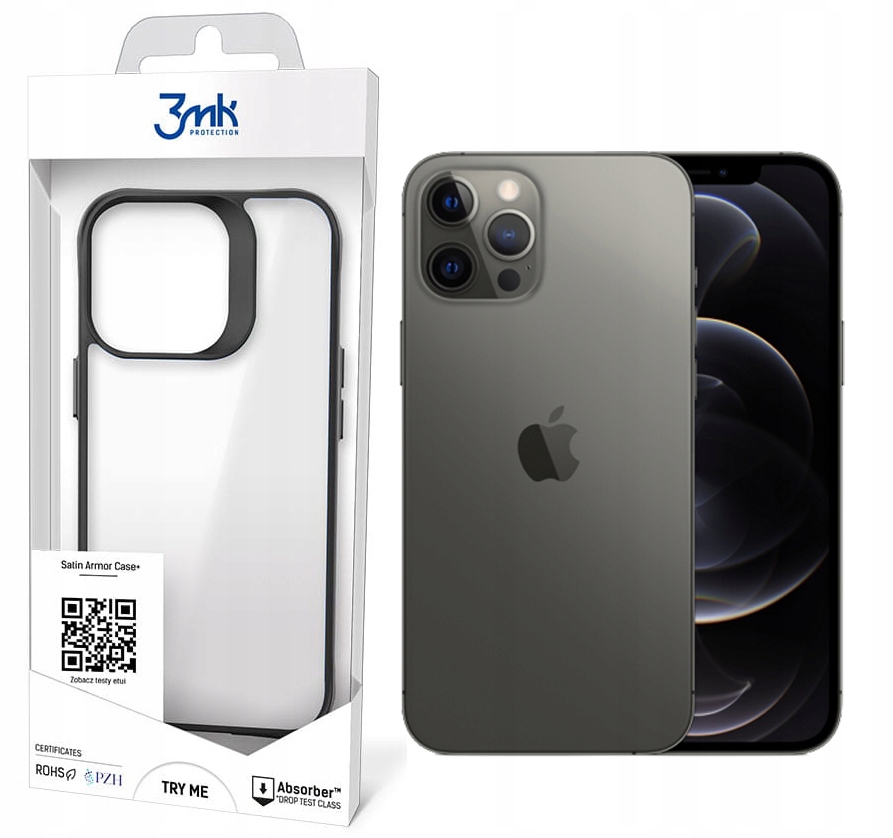 Pouzdro Satin Armor Case+ 3MK pro iPhone 13 Pro