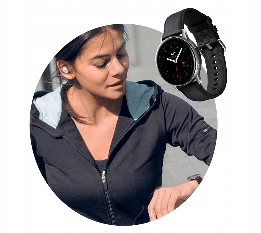 Samsung Galaxy Watch Active2 SM-R820 zegarek Smart Kolor czarny