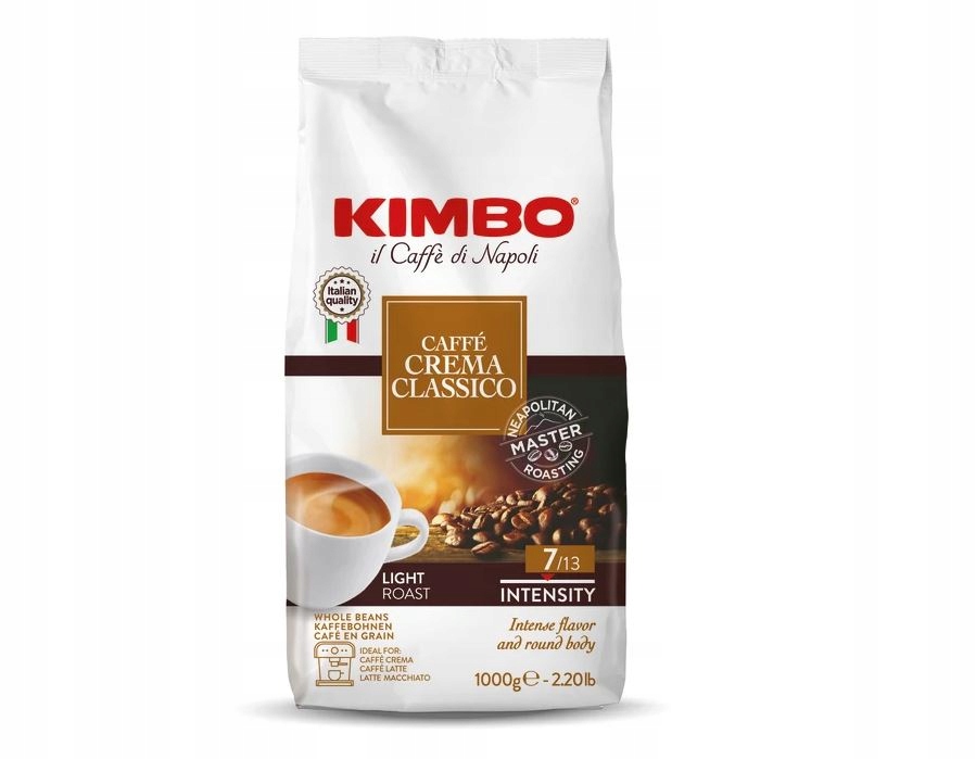 Levně Káva zrnková Kimbo Caffe Crema Classico 1 kg