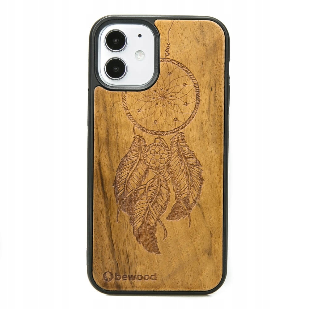 Etui Bewood do iPhone 12 Mini Łapacz Snów Imbuia
