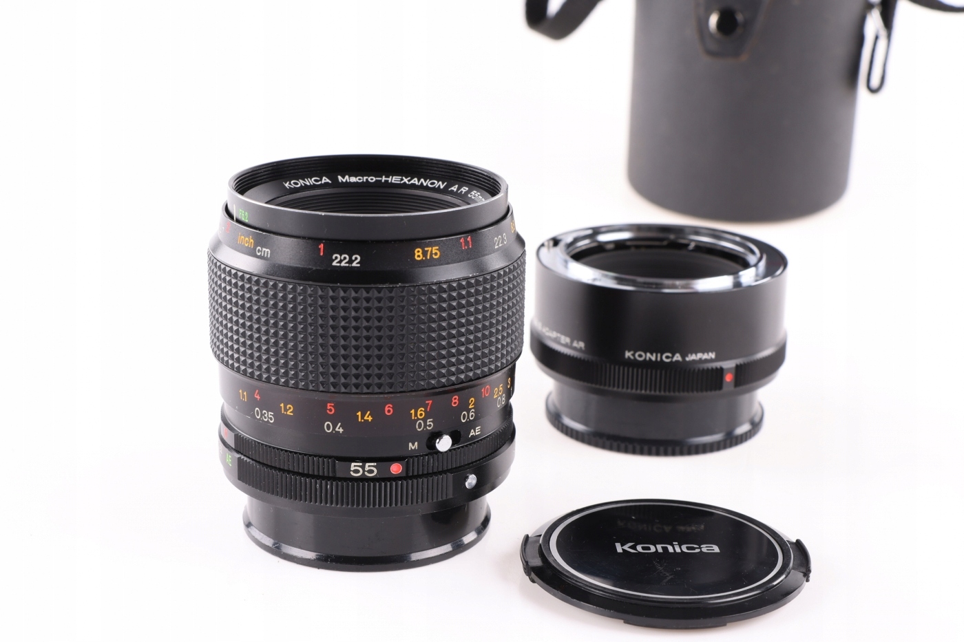 Konica Hexanon 55/3.5 Macro AR + Adapter Macro • Cena