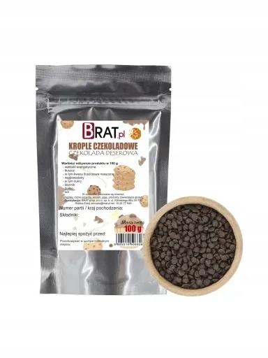 Levně Brat Čokoládové kapky čokoláda dezertní 100 g