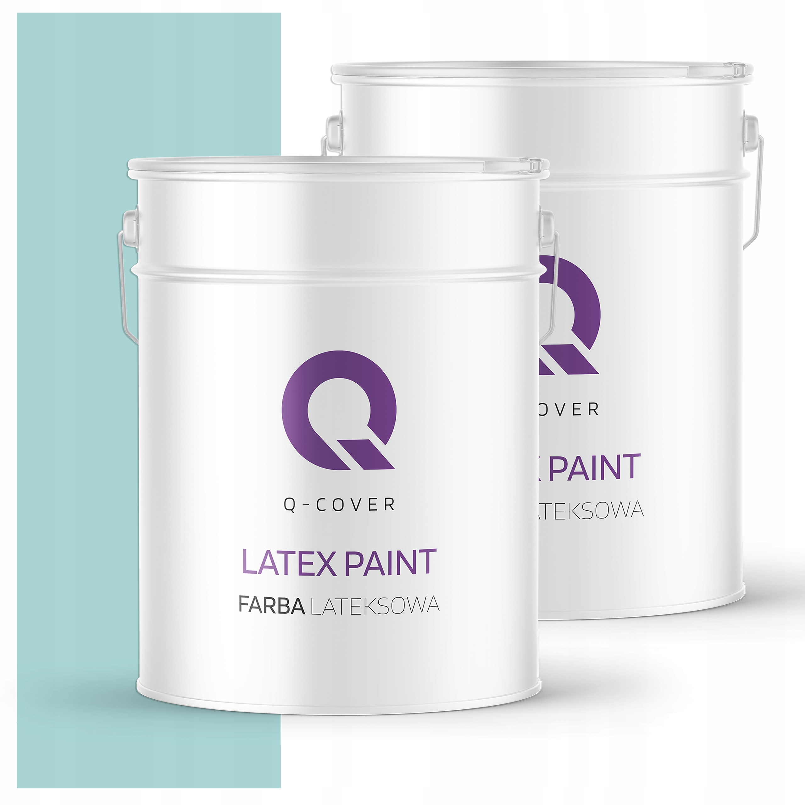 Latexová farba na interiér steny Stropy 10L Hlboká matná tyrkysová svetlá