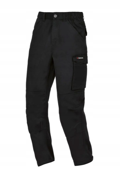 Spodnie robocze długie parkside r. 52 L Czarny
