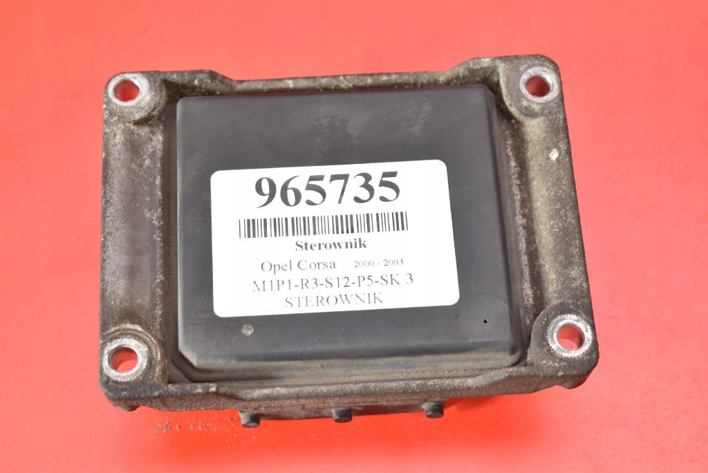 control unit computer of the engine 55350552 OPEL CORSA C 1.2 16V 75 KM 00-03