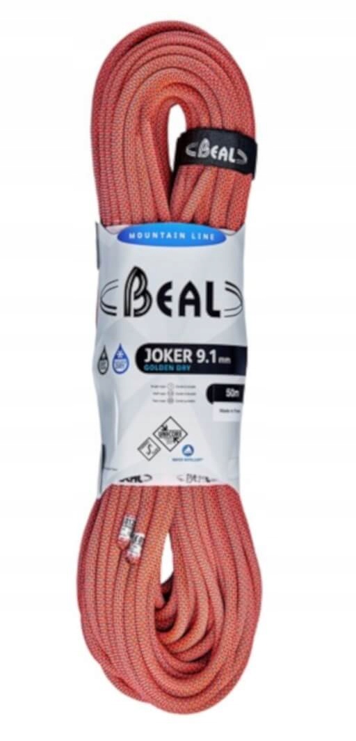 Dynamické lano Joker Unicore 9,1 mm 50 m Dry Beal