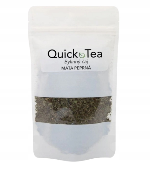 QuickTea Máta peprná list řezaný 1000 g