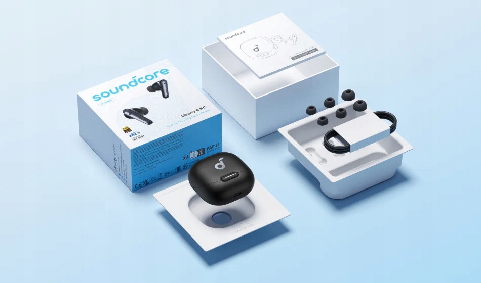 Słuchawki bezprzewodowe Soundcore Liberty 4 NC Czarne Marka Soundcore