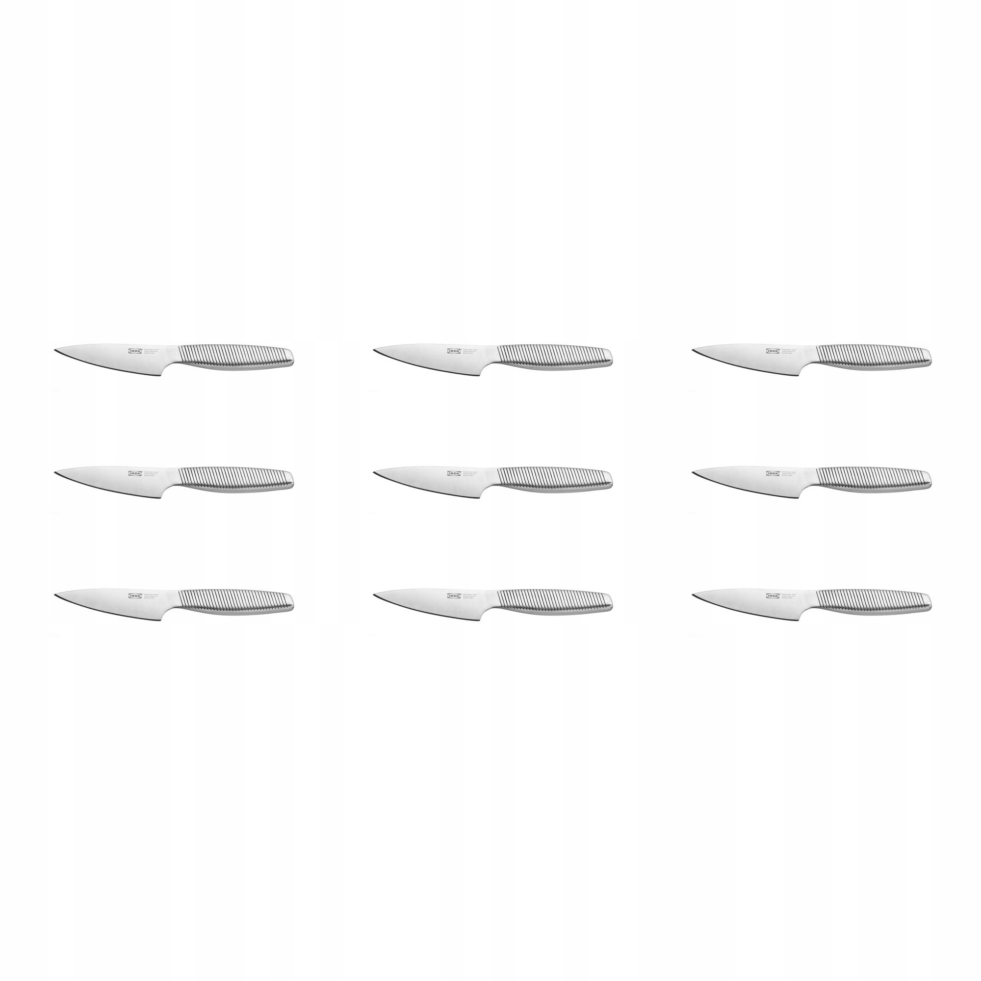 9 szt. Ikea 365 Nóż do warzyw stal nierdzewna 9 cm kuchnia