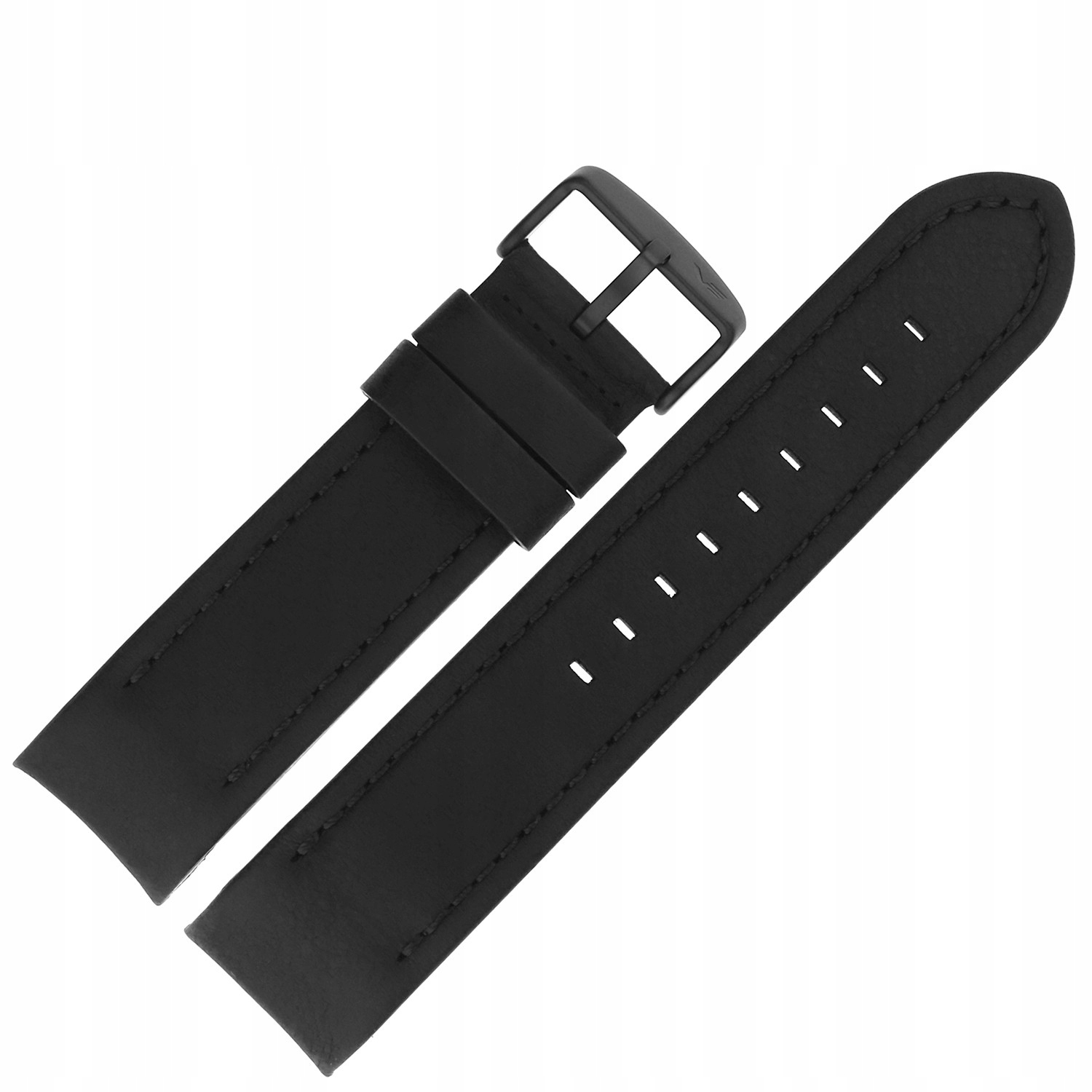 Pásek Anchar Kůže (C553) černý s černou p. černou kl.