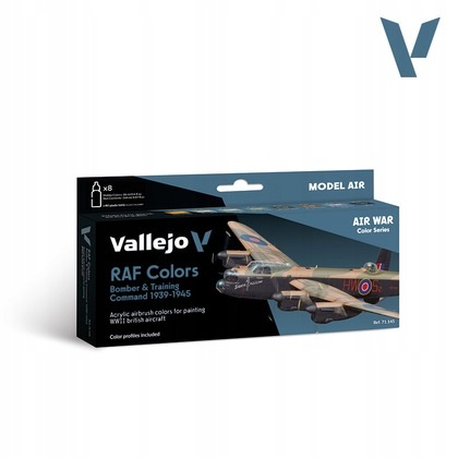 Vallejo: 71.145 Model Air Barvy pro letectvo Barvy Raf Bombardovací a cvičná letadla