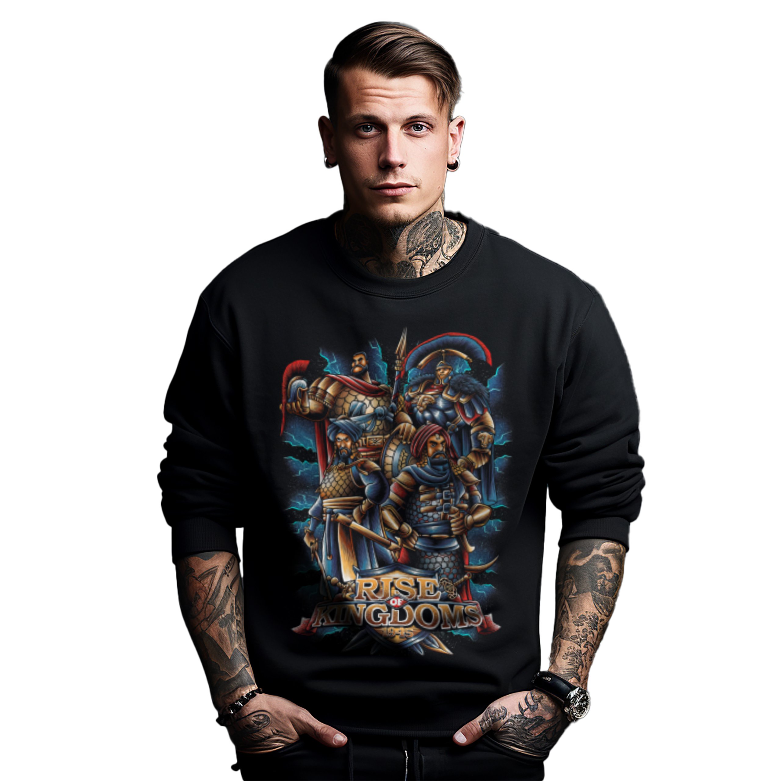 Mikina s potiskem Anime Rise of Kingdoms 1945