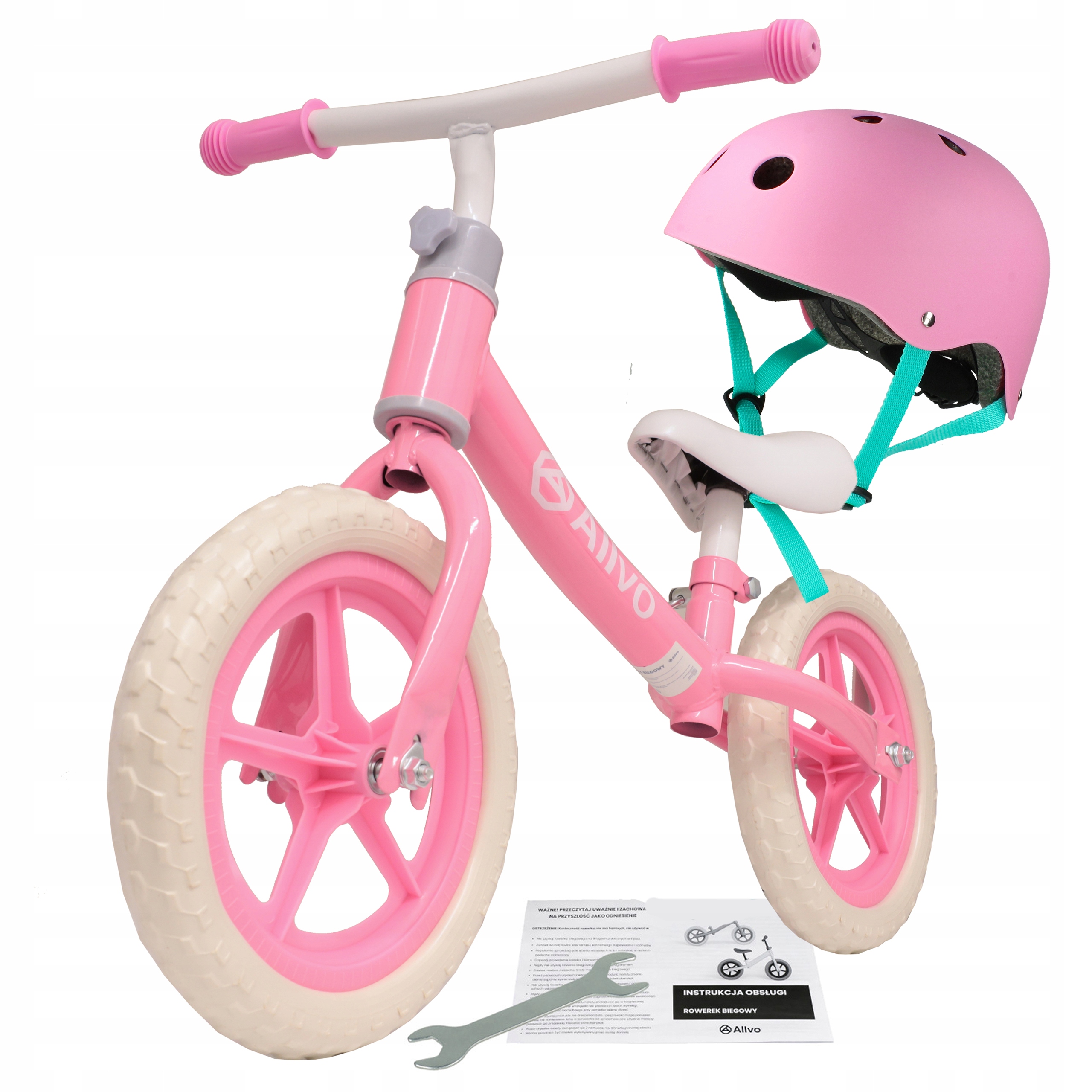 2w1 Rowerek Biegowy Rower Dziecięcy Koła Eva 12 Dla dzieci Regulacja Kask