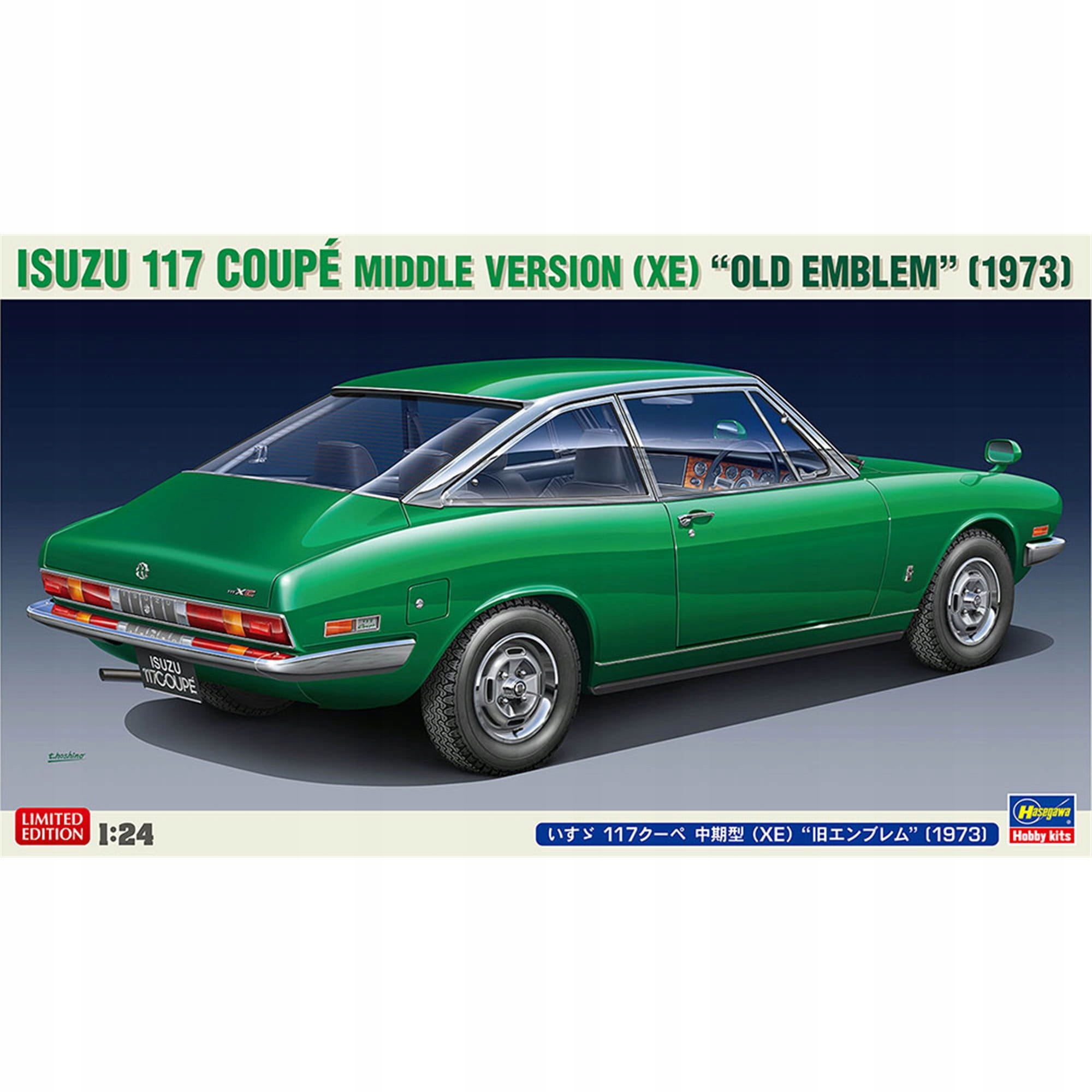 Isuzu 117 Coupe střední verze (xe) 1:24 Hasegawa 20674