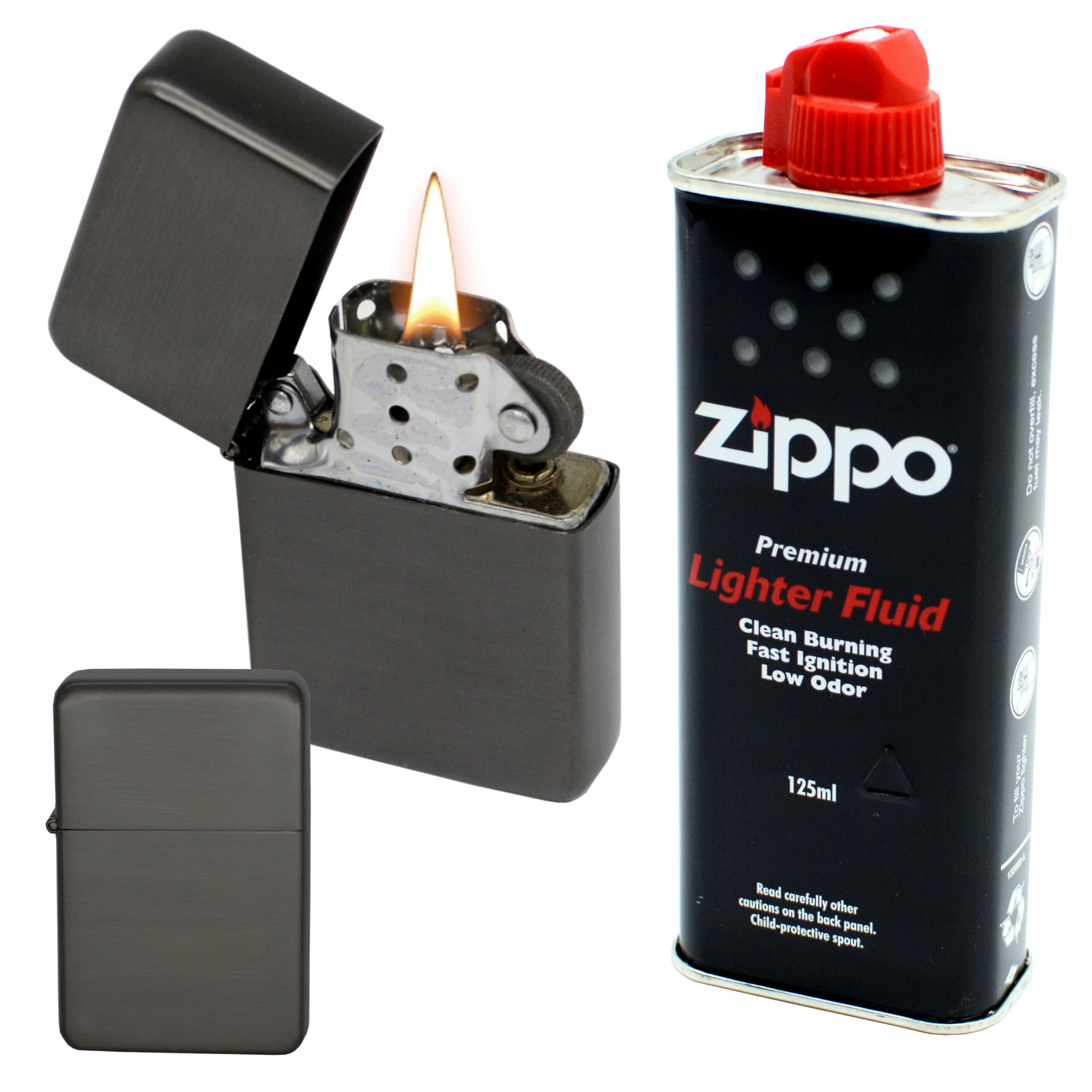 

Zapalniczka Benzynowa +benzyna Zippo 125 ml zestaw