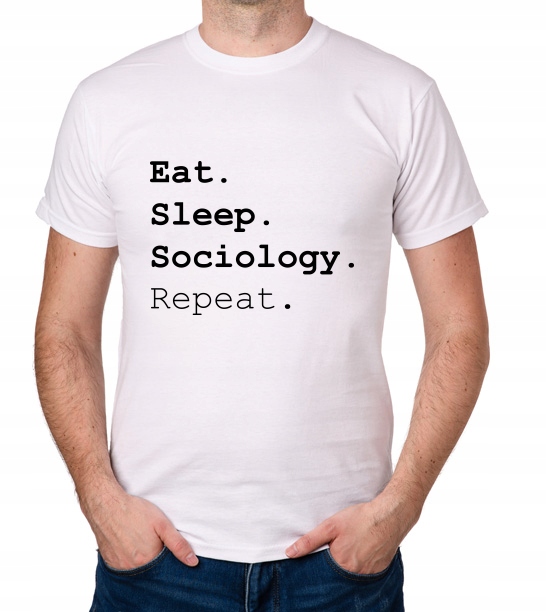 

koszulka Eat Sleep Sociology Repeat prezent