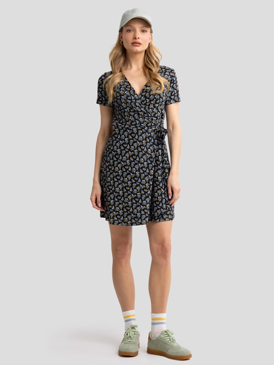 Big Star sukienka na co dzień kopertowa mini rozmiar S